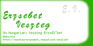 erzsebet veszteg business card